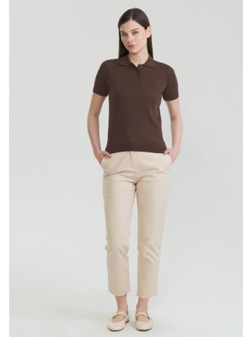 Felix Hardy Polo Shirt Kurzarm in braun
