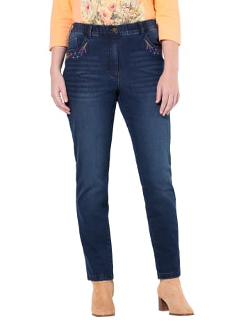 Ulla Popken Hose in blue denim