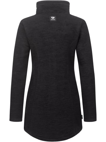 ragwear Strickjacke Miram Melange in Black