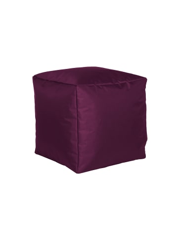 Linke Licardo Sitzwürfel Nylon aubergine 40/40/40 cm in Aubergine