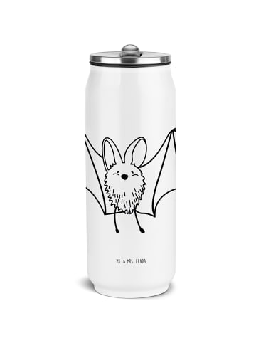 Mr. & Mrs. Panda Kühlflasche Fledermaus Flügel ohne Spruch in Weiß