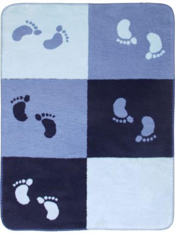 Erwin Müller Baumwolle Babydecke in blau