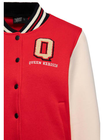 Queen Kerosin Queen Kerosin College Sweatjacke Q in rot
