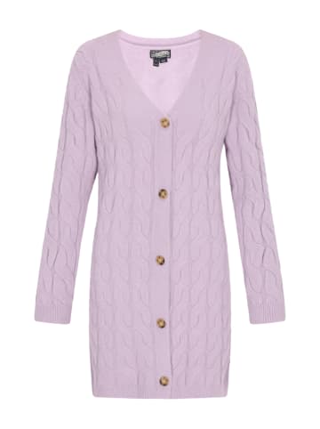 DreiMaster Damen Cardigan in Lavendel melange