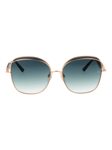 Ana Hickmann Frauen Sonnenbrille Schmetterling Gold
