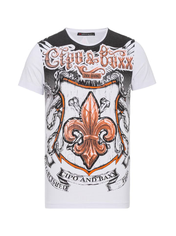 Cipo & Baxx T-Shirt in WHITE