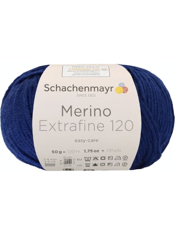 Schachenmayr since 1822 Handstrickgarne Merino Extrafine 120, 50g in Deep Blue