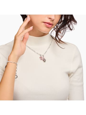 Thomas Sabo Zuckerstangen Charm in silber, weiß, rot