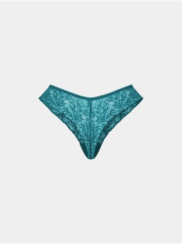 Erlich Textil  ICONIC LACE BRAZIL STRING in tiefseeblau