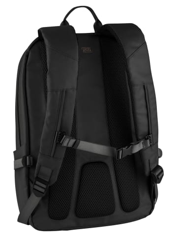 Camel Active EXPLORE Rucksack aus recyceltem Nylon in Schwarz