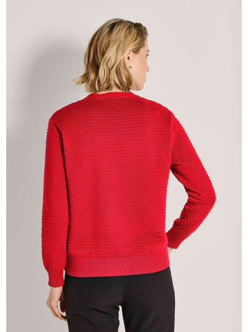 MADELEINE Eleganter Cardigan mit V-Ausschnitt in rot