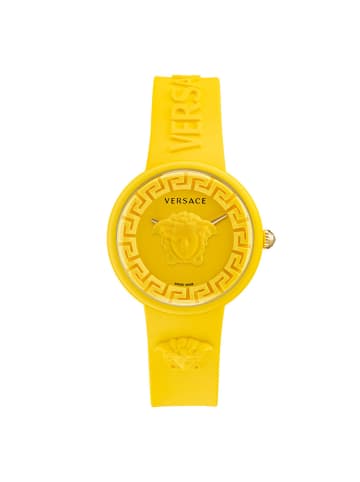 Versace Analoguhr für Damen in gelb