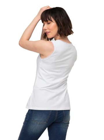 LAURASØN Strick-Top in schneeweiß