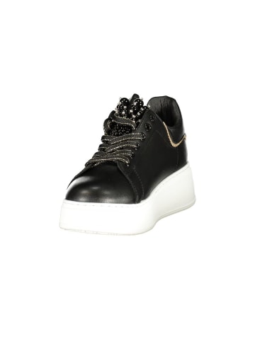Laura Biagiotti Schwarz Polyurethan Damen Sneaker