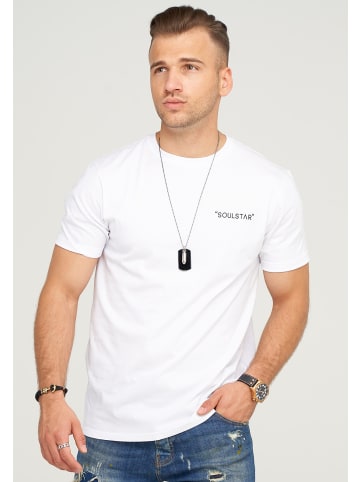 SOULSTAR T-Shirt KINGSTON in Weiß