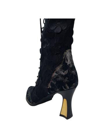 LAURA VITA Schnürstiefel  in Schwarz