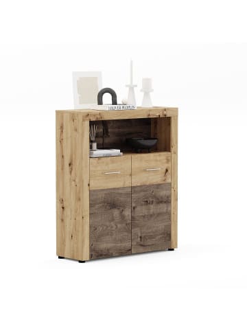 ebuy24 Sideboard Fly Eiche 100 x 34 cm