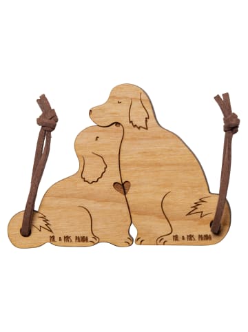 Mr. & Mrs. Panda Schlüsselanhänger Partner Hund ZweiMenschkeit ohne... in Braun