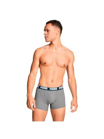 Puma Boxershort 2er Pack in Blau/Grau