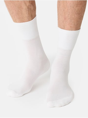 NUR DER Basicsocken Aktiv in weiß