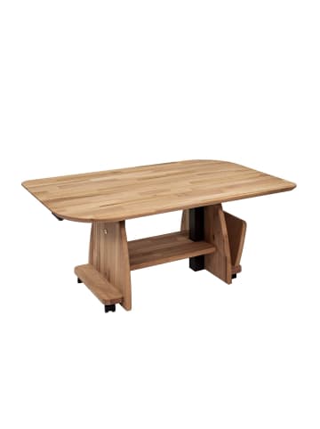 58 aufm Kessel COUCHTISCH Cecislava 105x65x50 höhenverstellbar Wildeiche