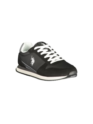U.S. Polo Assn. Schwarz Herren Sneaker aus Polyurethan