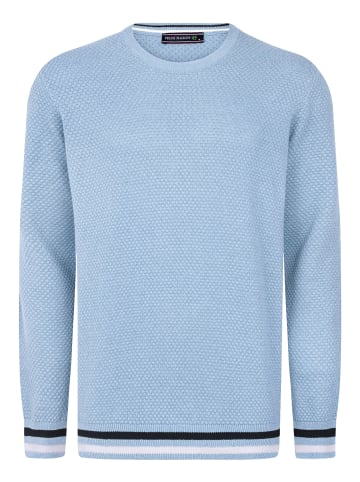 Felix Hardy Rundhals Baumwollpullover in Blau
