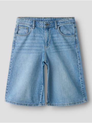 TWO SOON Jeansshorts in Medium Blue Denim