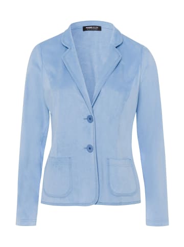 Frank Walder Blazer aus pflegeleichtem PES-Stretch-Lederimitat in French Blue