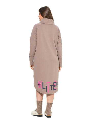 LAURASØN Midikleid in blassbraun