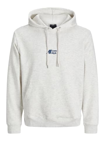 Jack & Jones Kapuzenpullover in White Melange