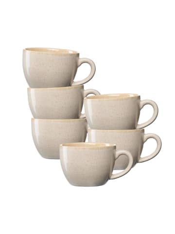 Ritzenhoff & Breker 6er Set Kaffeetassen Sahara 230 ml in Creme