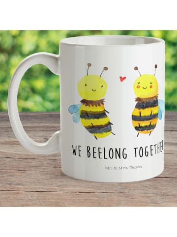 Mr. & Mrs. Panda Trinkbecher Biene Verliebt mit Spruch in Weiß