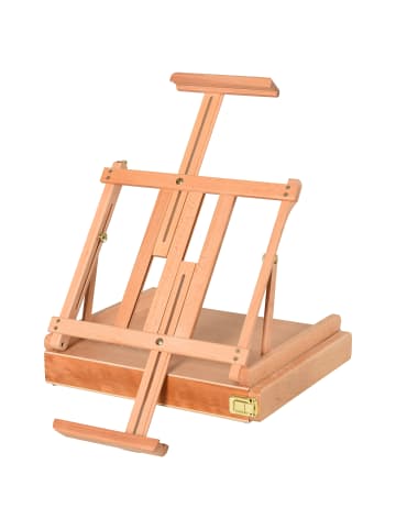 HOMCOM Staffelei-B42 x T36 x H12,5 cm-Natur