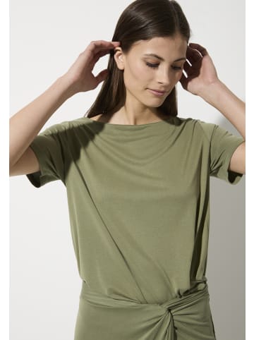 More & More Kurzarmshirt in pale olive green