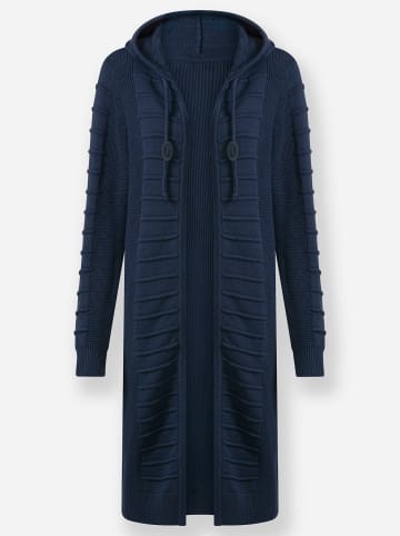 WITT WEIDEN Long-Strickjacke in dunkelblau