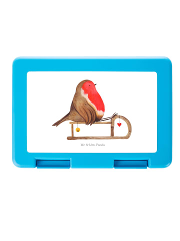 Mr. & Mrs. Panda Brotbüchse Rotkehlchen Schlitten ohne Spruch in Weiß