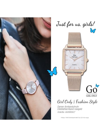 Girl Only Armbanduhr-Analog rosegold klein (ca. 28mm) Girl Only Mademoiselle