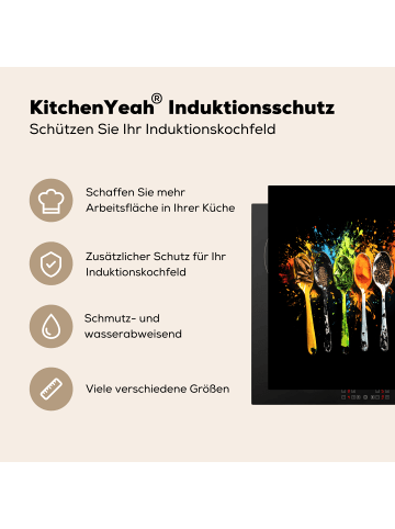 KitchenYeah Herdabdeckplatte Löffel Kräuter