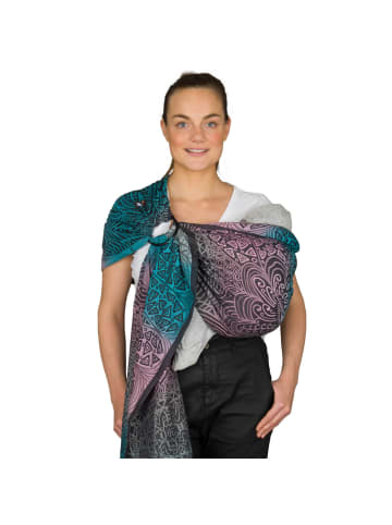 Hoppediz Babytragetuch Ring-Sling in Jaipur black