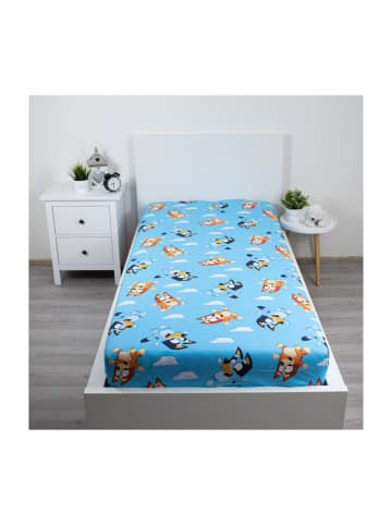 Bluey Clouds Spannbetttuch Kinderbett