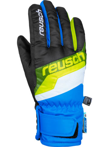 Reusch Fingerhandschuh Dario R-TEX XT Junior in black / brilliant blue