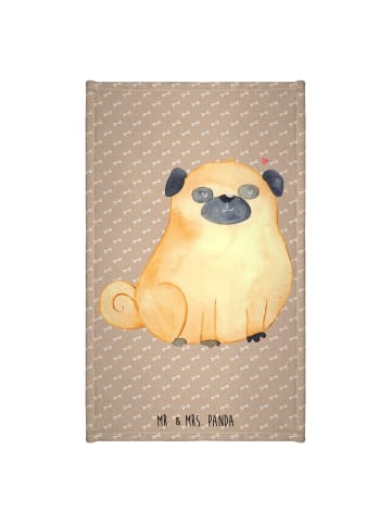 Mr. & Mrs. Panda Handtuch Mops ohne Spruch in Hundeglück