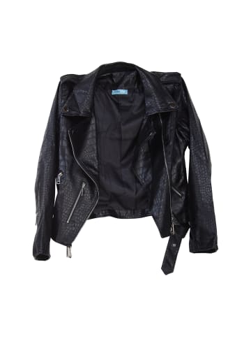 TOOCHE Kunstlederjacke "Tooche Kunstlederjacke Damen Schwarz" in Schwarz