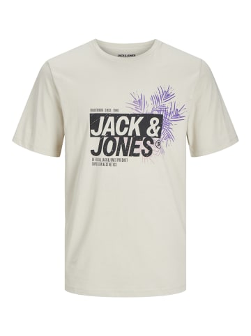 Jack & Jones T-Shirt 'Axon' in hellgrau
