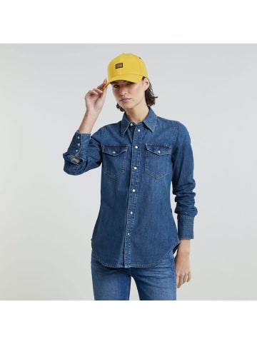 G-Star Raw Langarmbluse in worn in windward