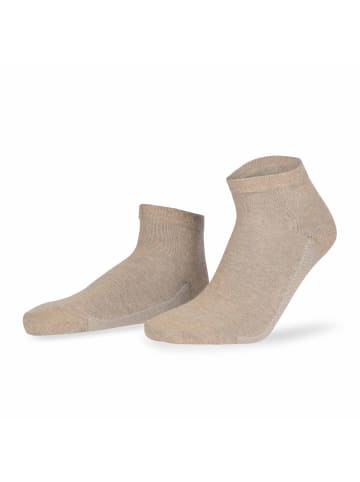 Hudson Sneakersocken Dry Cotton atmungsaktiv in Beigemel.