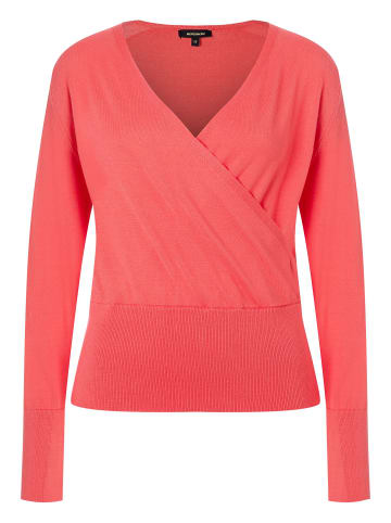 More & More Feinstrickpullover in milky red