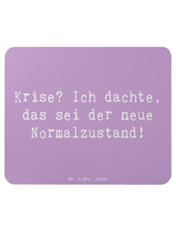 Mr. & Mrs. Panda laptop mousepad Spruch Gelassenheit in Krisen m... in Lavendeltraum