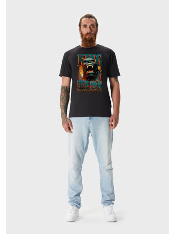OLDSKULL T-Shirt Japanese Ape Comic Graphic in Black